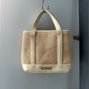 Etienne Aigner Mini Raffia Purse